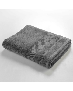 Drap de bain 90 x 150 cm eponge unie tendresse Anthracite