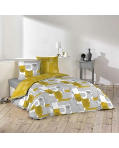 Housse de couette 260 x 240 cm microfibre imprimee Sotchi
