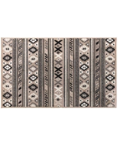 Tapis rectangle 68 x 110 cm viscose tissee sakari Taupe