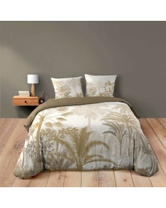 Housse de couette 260 x 240 cm coton 42 fils + 2 taies Cocoty
