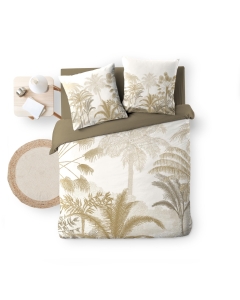 Parure de couette 240 x 220 cm coton 42 fils + 2 taies Cocoty
