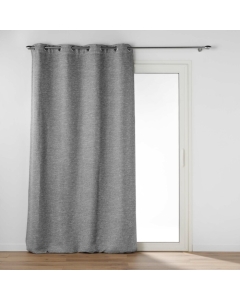 Rideau occultant 140 x 240 cm occultant jacquard Dusky Anthracite