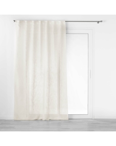 Panneau a passants caches 140 x 240 cm effet lin tisse haltona Naturel