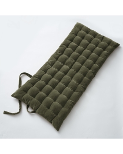 Matelas de sol 60 x 120 velours de coton césar thym Kaki