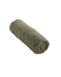 Drap Housse Double Gaze de Coton Romarin – 160 x 200 cm – Bonnet 30 cm