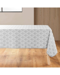 Nappe rectangle 150 x 240 cm polyester imprime kalini Gris