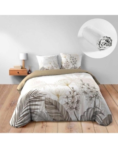 Bastille - Housse de couette 240 x 220 cm + Drap housse blanc 140x190 cm -