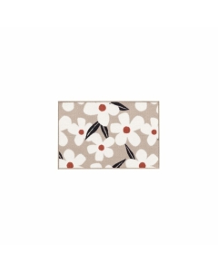 Tapis rectangle 40 x 60 cm imprime darcy Naturel