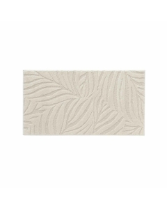 Tapis rectangle 60 x 110 cm uni relief ankara Sans