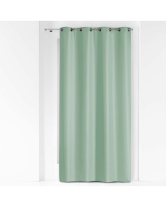 Rideau à oeillets 140 x 260 cm Polyester Essentiel Vert sauge