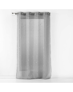 Panneau a oeillets 140 x 240 cm voile sable phosphorescent fluo night Gris