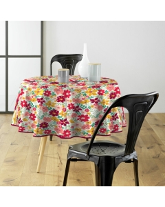 Nappe ronde (0) 160 cm pvc imprime milly Sans