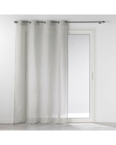 Panneau a oeillets 140 x 240 cm polycoton selena Gris