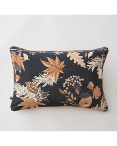 coussin déhoussable 40 x 60 cm velours de coton imprimé hazel
