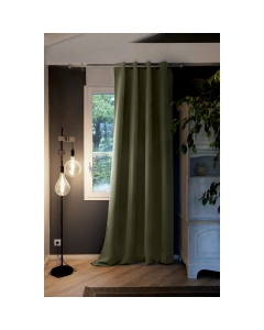 Rideau occultant isolant phonique + polaire 180 x 260 cm Inuit Kaki