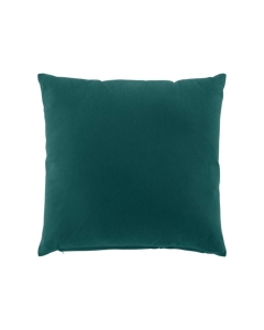 Coussin dehoussable  45 x 45 cm coton/polyester recycle Twily Emeraude