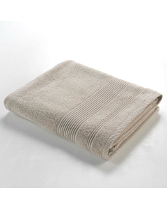 Drap de bain 90 x 150 cm eponge unie tendresse Taupe
