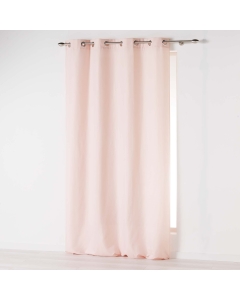 Rideau uni 140 x 260 cm Absolu en microfibre Rose