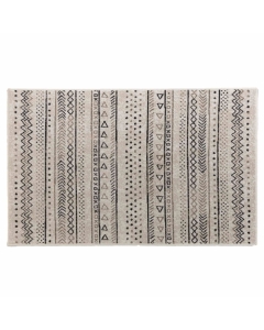 Tapis rectangle 68 x 110 cm viscose tissee tallulah Naturel
