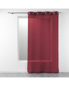 Panneau a oeillets 140 x 240 cm etamine crash telma Bordeaux