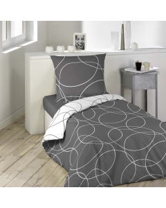parure 2 p. 140 x 200 cm microfibre imprimee allover elton
