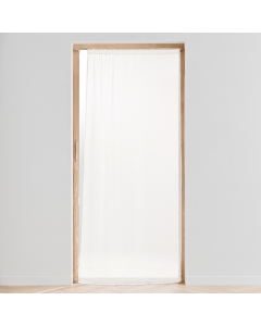 Panneau passe tringle 90 x 200 cm voile tisse carlin Naturel