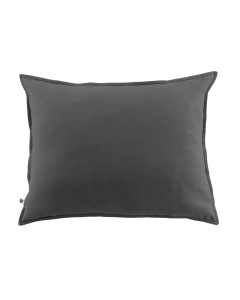 Taie d'oreiller flanelle chaude 50 x 70 cm Candice Anthracite