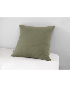 Taie d'oreiller en double gaze de coton – 60 x 60 cm – Gaïa Romarin