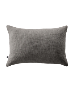 Coussin Déhoussable 40 x 60 cm - 100% coton Sixtine Ardoise