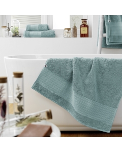 Serviette 70 x 130 cm garance bleu glacier Bleu