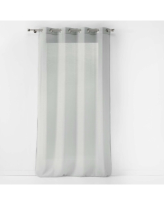 Panneau a oeillets 140 x 240 cm etamine unie etamina Gris