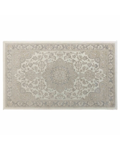 Tapis rectangle 68 x 110 cm viscose tissee cherine Naturel