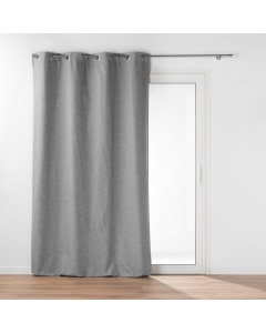 Rideau occultant/thermique/phonique doublure amovible 140 x 260 cm Coverline Anthracite