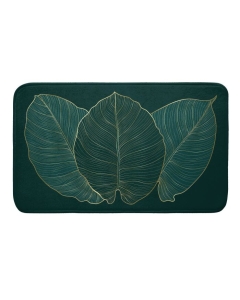 Tapis de bain 45 x 75 cm microfibre imprimee jade des. place Sans