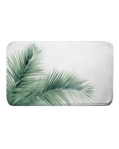 Tapis de bain 45 x 75 cm microfibre imprimee havane des. place Sans