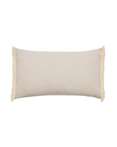 Coussin dehous. compr. franges 30 x 50 cm polycoton uni vertis Sans