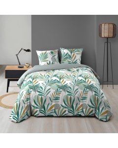 Parure 3 p. 240 x 220 cm microfibre imprimee Louna
