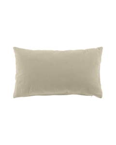 Coussin dehoussable 30 x 50 cm coton/polyester recycle grs twily Beige