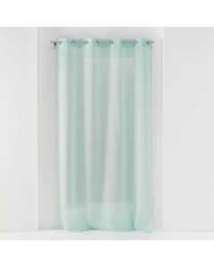 Voilage a oeillets 140 x 240 cm voile sablé Sandra Menthe