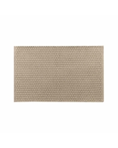 Tapis rectangle 50 x 80 cm coton/polyester tisse alivia Camel