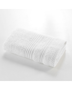 Serviette invite 30 x 50 cm eponge unie tendresse Blanc