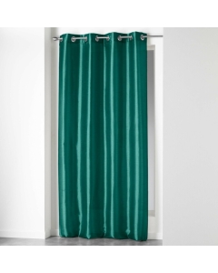 Rideau effet brillant 140 x 240 cm Shana Emeraude