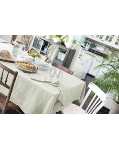 Nappe rectangle 150 x 250 cm Gaze de coton Vert d'eau