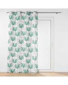 Rideau a oeillets 140 x 280 cm polyester imprimé Oasis