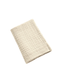 Serviette de Toilette Gaïa 50 x 90 cm – Gaze de Coton Unie Pampa