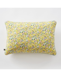 coussin déhoussable avec passepoil 40 x 60 cm gaze de coton imprimée manon