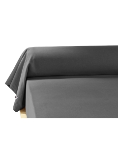 Taie de traversin flanelle 85 x 185 cm candice orage Anthracite