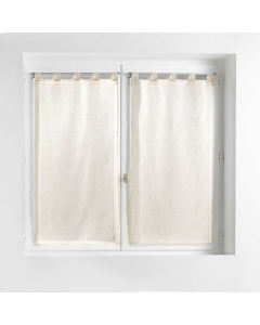 Paire droite passants 2 x 60 x 160 cm effet lin tisse norine Sans