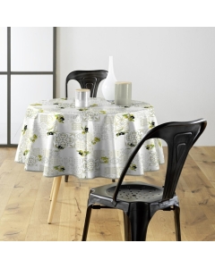 Nappe ronde (0) 160 cm pvc photoprint andalousie Sans