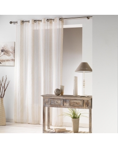 Panneau a oeillets 140 x 240 cm tisse naturel helios Lin